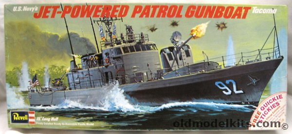 Revell 1/130 USS Tacoma Jet-Powered Patrol Gunboat (Asheville Class), H432 plastic model kit